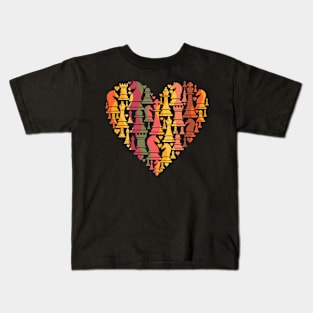 Chess Heart Kids T-Shirt